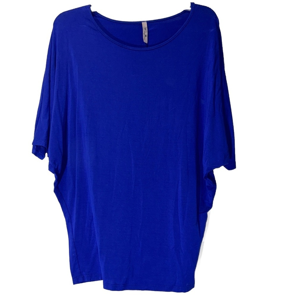 Superline Blue Dolman Sleeve Top Women’s Small